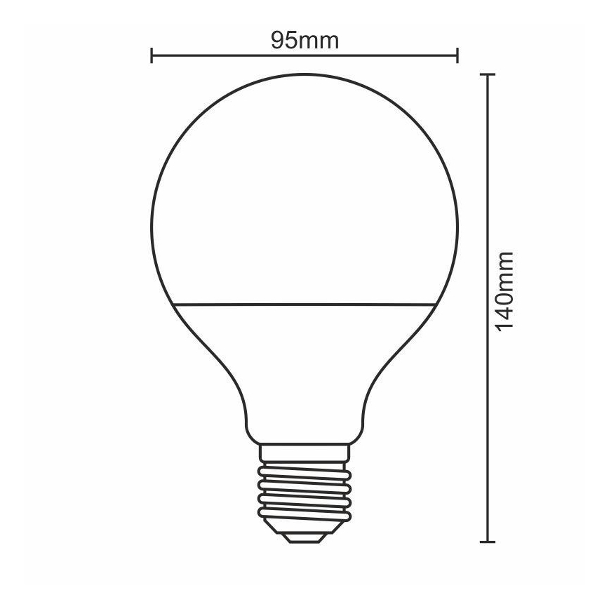 LED pirn E27/18W/165-265V 3000K
