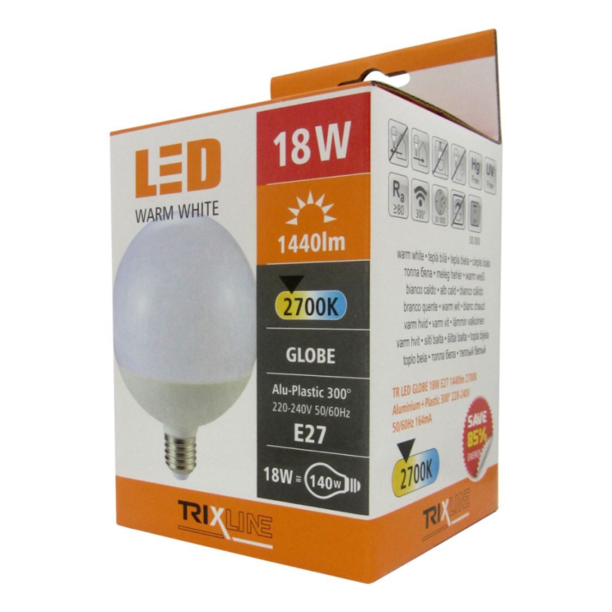 LED-pirn E27/18W/230V 2700K