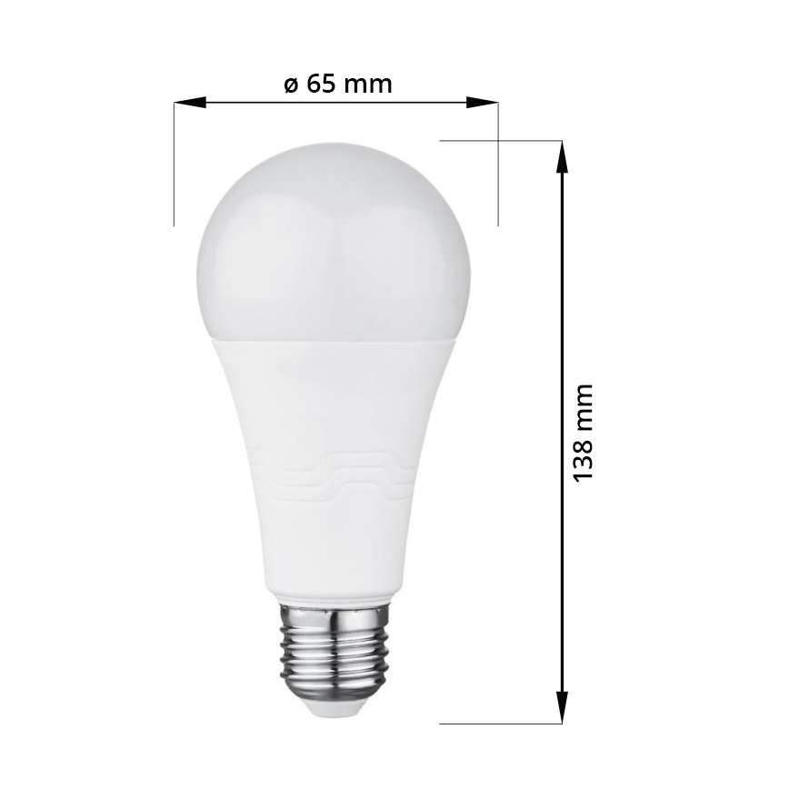 LED Pirn E27/18W/230V 6000K 2000 lm