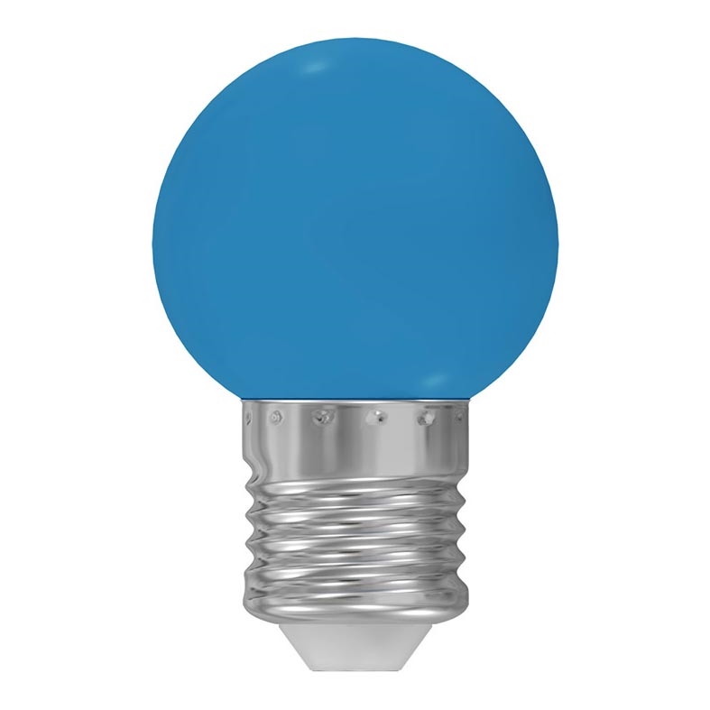 LED Pirn E27/1W/230V blue 5500-6500K