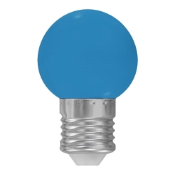 LED pirn E27/1W/230V sinine 5500-6500K