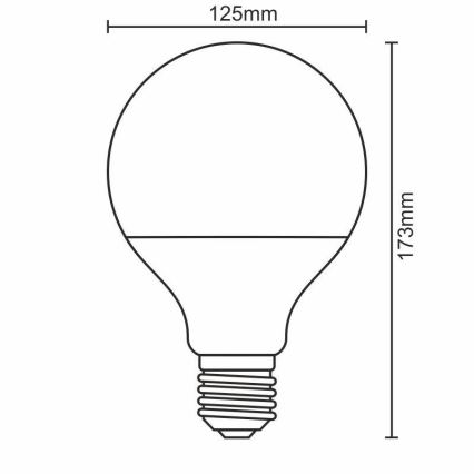 LED Pirn E27/20W/165-265V 3000K