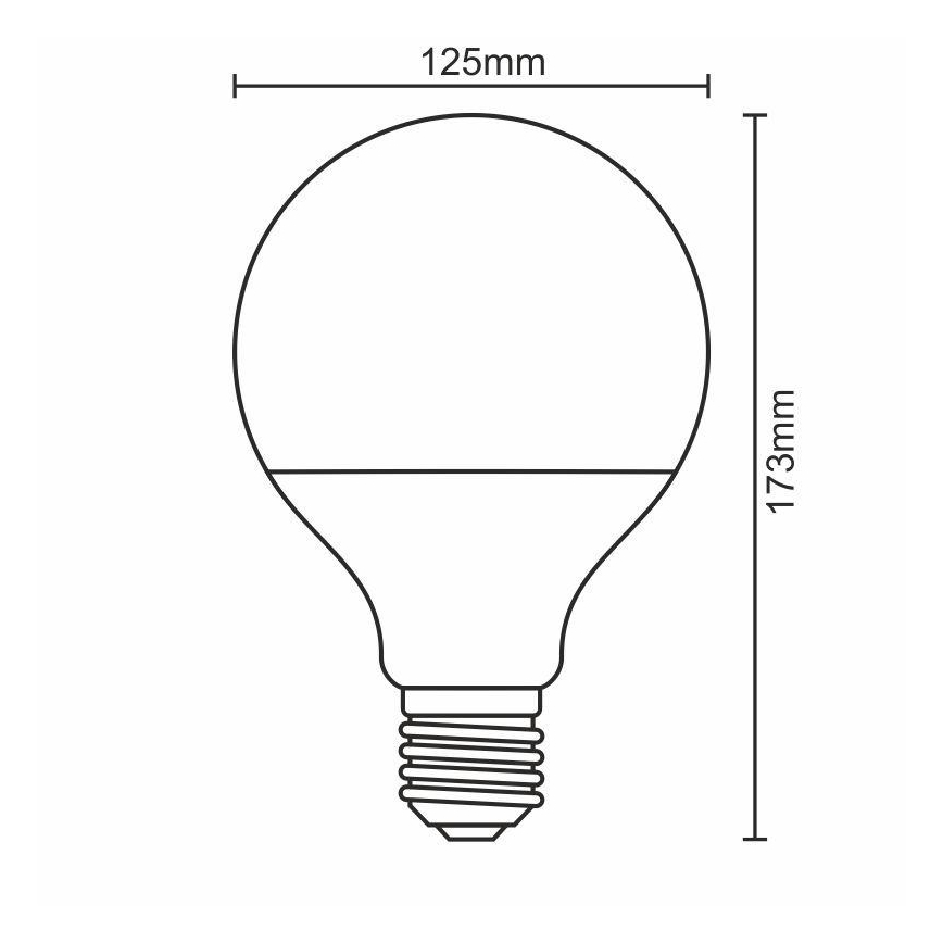 LED Pirn E27/20W/165-265V 3000K