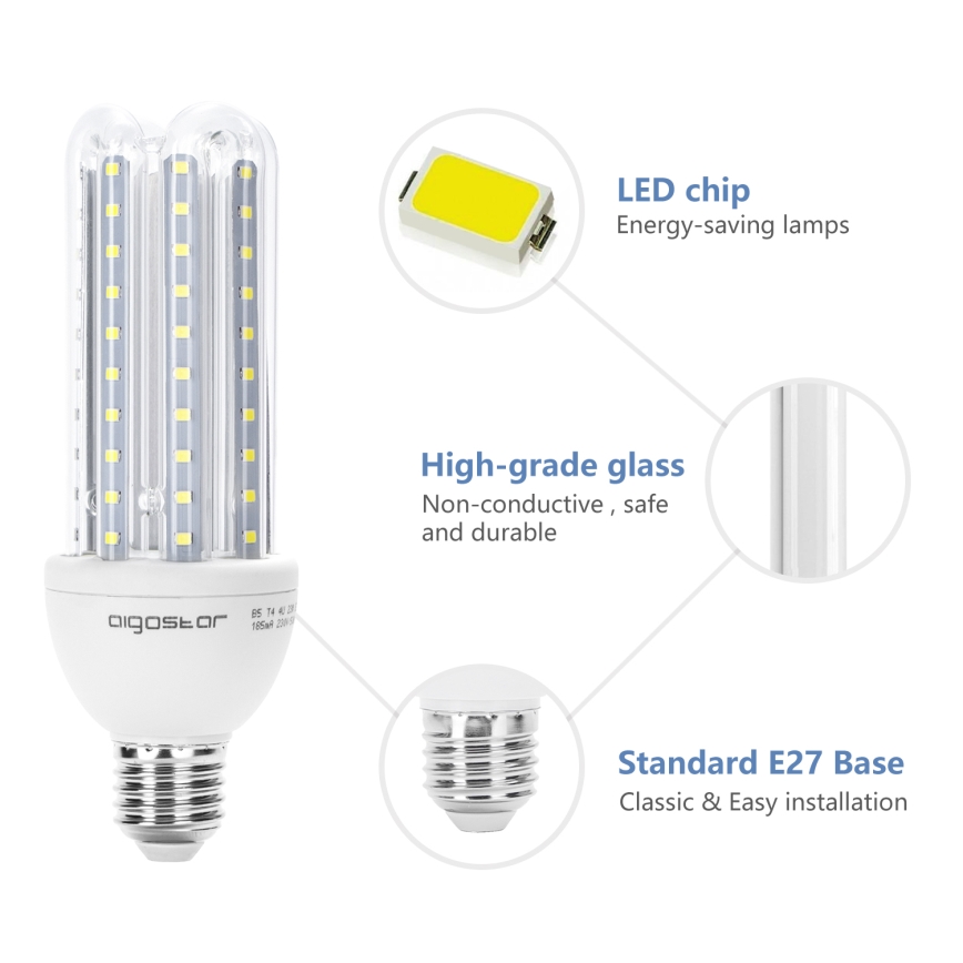 LED Pirn E27/23W/230V 6500K - Aigostar