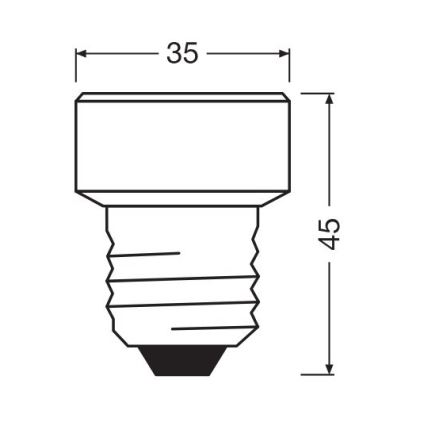 LED Pirn E27/3,5W/230V 4000K - Osram