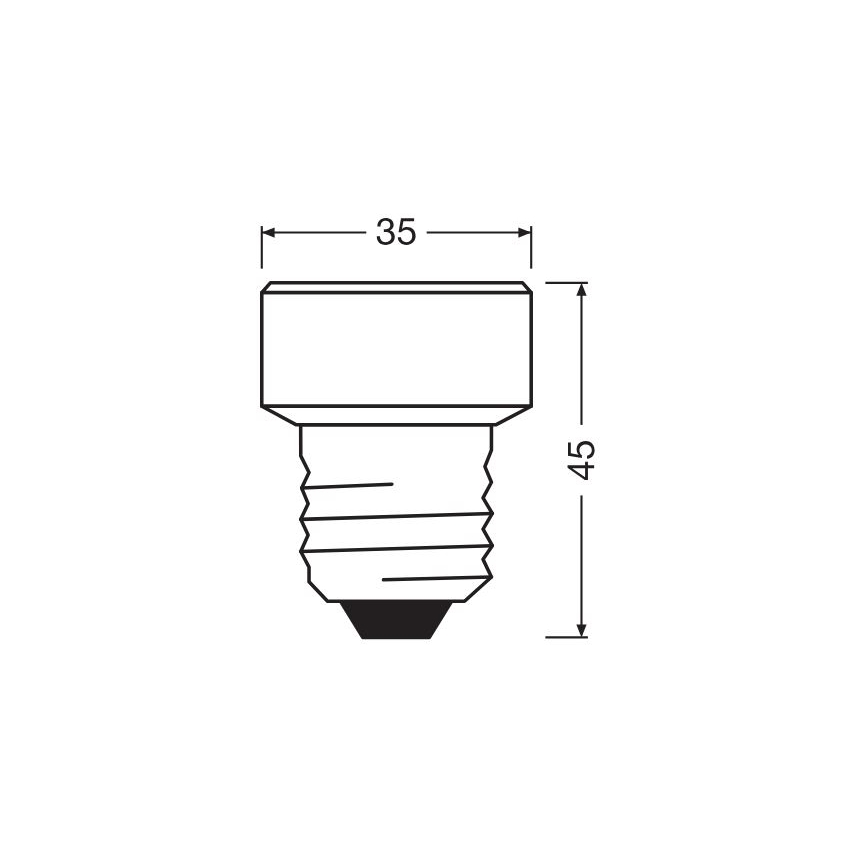 LED Pirn E27/3,5W/230V 4000K - Osram