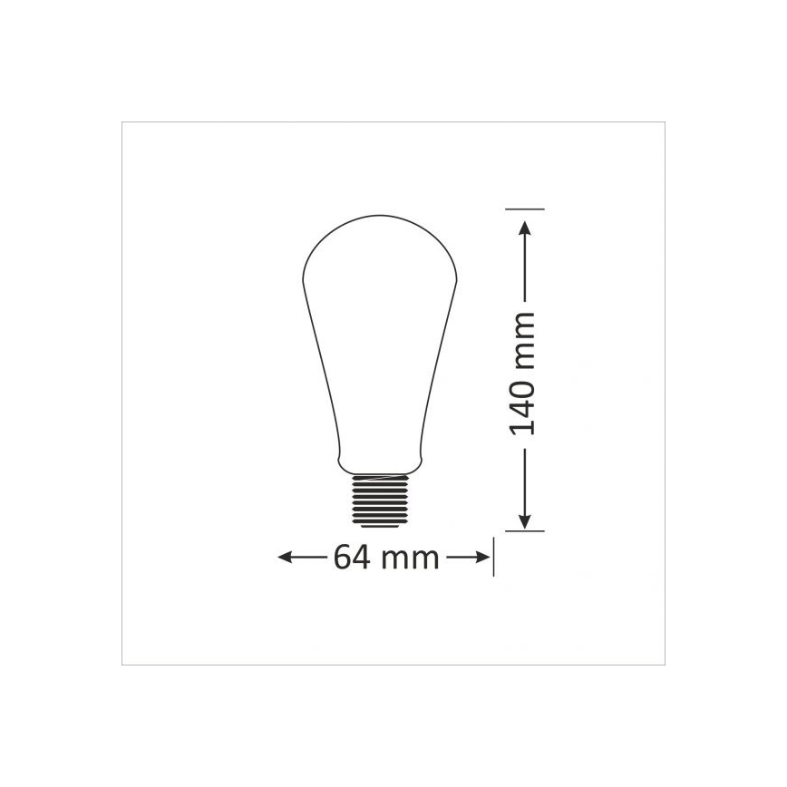 LED Pirn E27/4W/230V 2000K