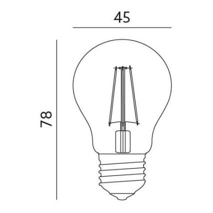 LED Pirn E27/4W/230V 3000K