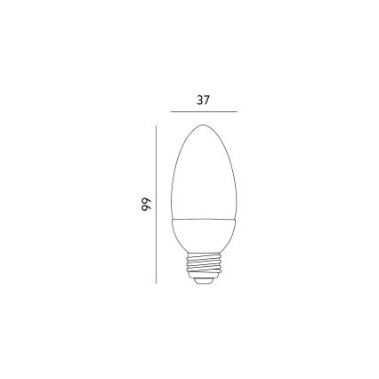 LED Pirn E27/6W/230V 3000K