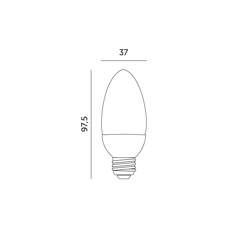 LED Pirn E27/7W/230V 3000K