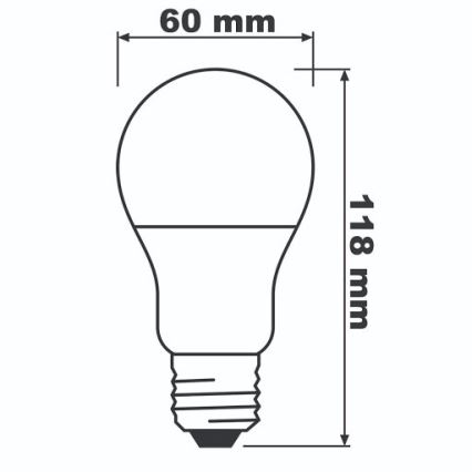 LED Pirn ECO E27/13W/230V 2700K 1521lm