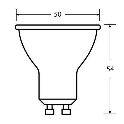 LED Pirn ECO GU10/5W/230V 2700K 350lm