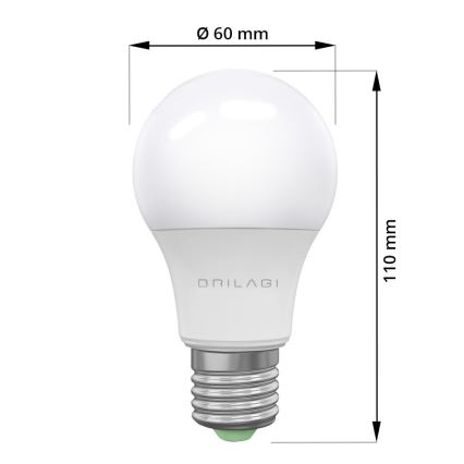 LED Pirn ECOLINE A60 E27/15W/230V 4000K - Brilagi