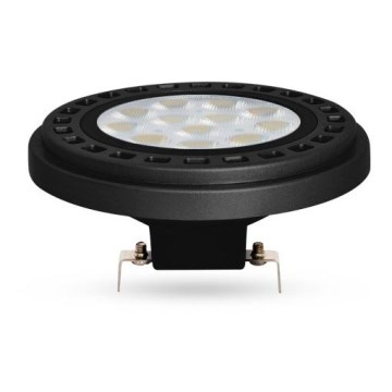 LED Pirn ECOLINE AR111 G53/12W/12V 4000K 30° must - Brilagi