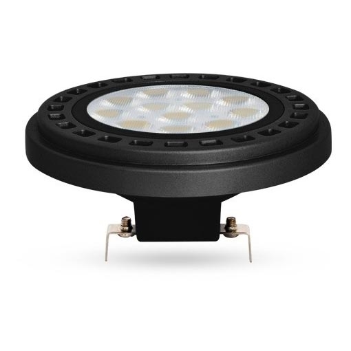 LED Pirn ECOLINE AR111 G53/12W/12V 4000K 30° must - Brilagi