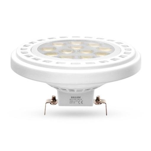LED Pirn ECOLINE AR111 G53/12W/12V 4000K 30° valge - Brilagi