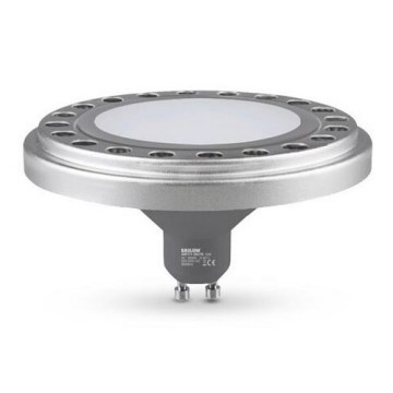 LED Pirn ECOLINE AR111 GU10/12W/230V 3000K 120° hõbedane - Brilagi