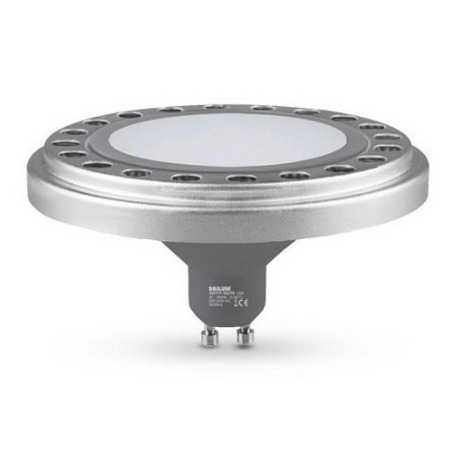 LED Pirn ECOLINE AR111 GU10/12W/230V 3000K 120° hõbedane - Brilagi
