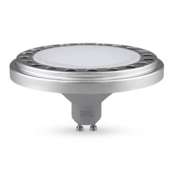 LED Pirn ECOLINE AR111 GU10/15W/230V 3000K 120° hõbedane - Brilagi