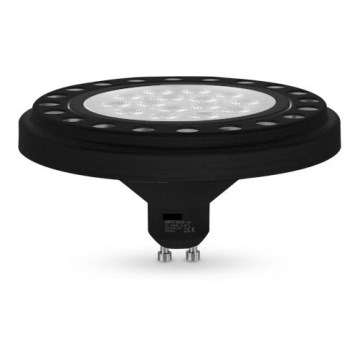 LED Pirn ECOLINE AR111 GU10/15W/230V 3000K 30° must - Brilagi