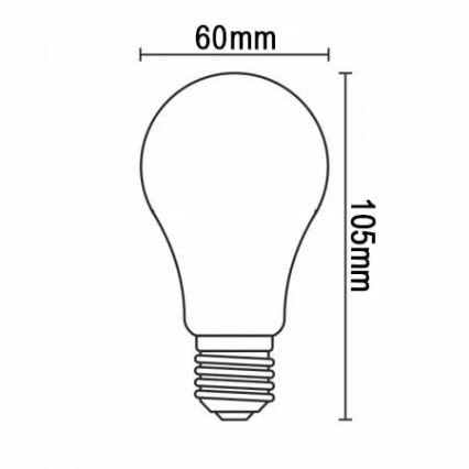 LED Pirn FILAMENT A60 E27/12W/230V 3000K