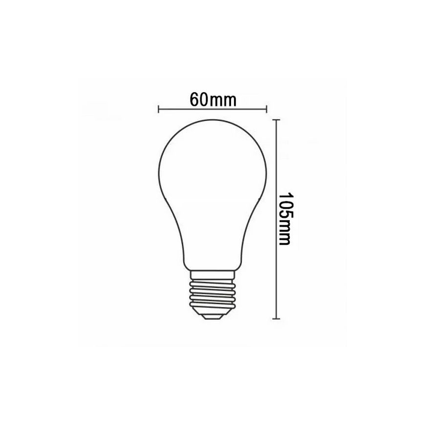 LED Pirn FILAMENT A60 E27/12W/230V 330° 4000K