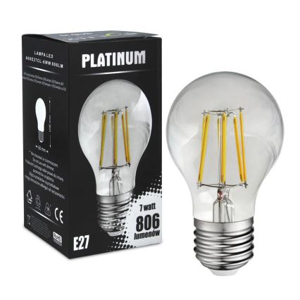 LED Pirn FILAMENT A60 E27/7W/230V 3000K