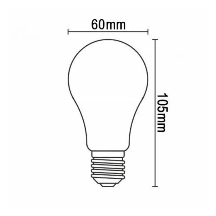 LED Pirn WHITE FILAMENT A60 E27/9W/230V 3000K