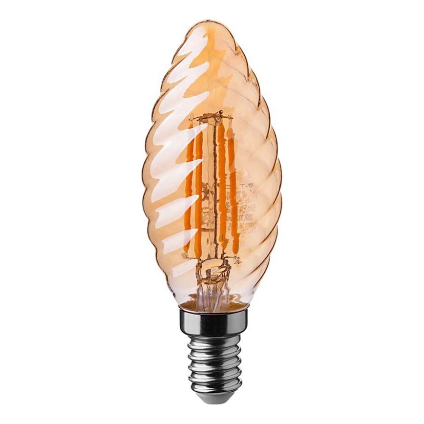 LED Pirn FILAMENT AMBER E14/4W/230V 2200K