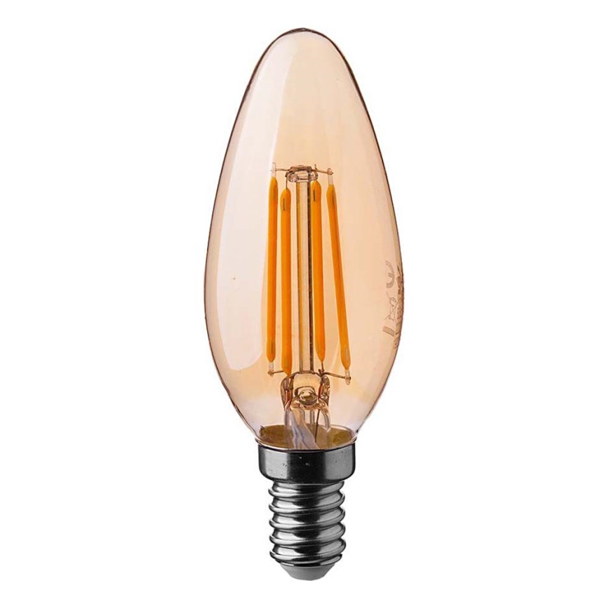 LED Pirn FILAMENT AMBER E14/4W/230V 2200K