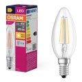 LED Pirn FILAMENT B40 E14/4W/230V 2700K - Osram