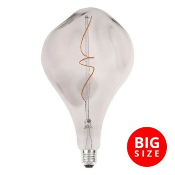LED Pirn FILAMENT BUMPED SMOKE ET160 E27/4W/230V 2000K