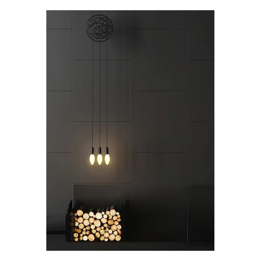 LED Pirn WHITE FILAMENT C35 E14/4,5W/230V 3000K