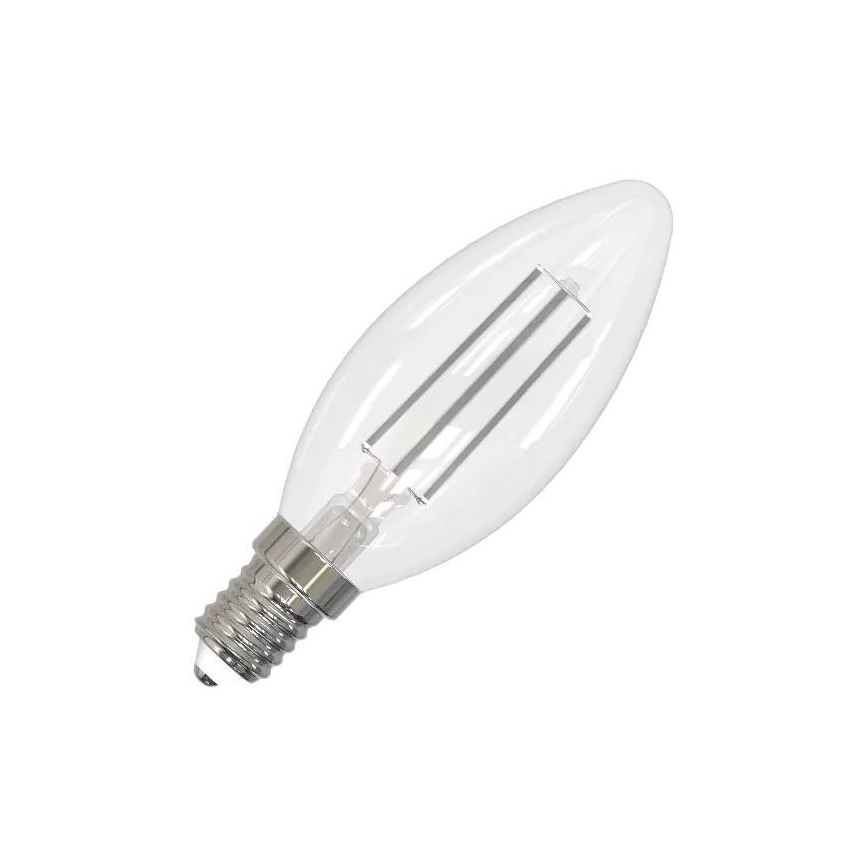 LED Pirn WHITE FILAMENT C35 E14/4,5W/230V 4000K