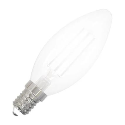 LED Pirn WHITE FILAMENT C35 E14/4,5W/230V 4000K