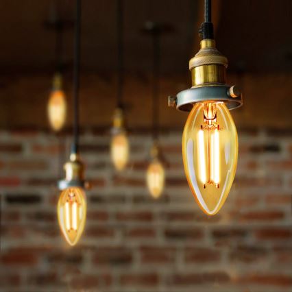 LED pirn FILAMENT C35 E27/8W/230V 2200K - Aigostar