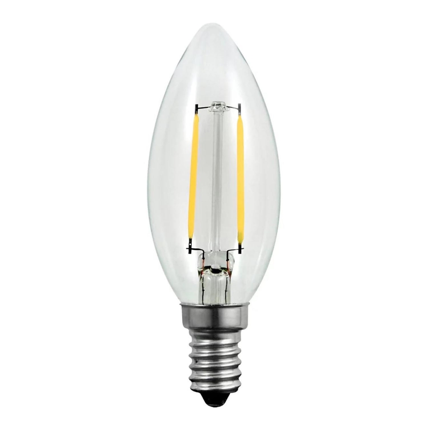 LED Pirn FILAMENT C37 E14/2W/230V 3000K