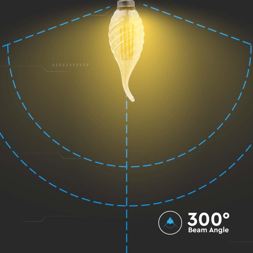 LED Pirn FILAMENT E14/4W/230V 2200K