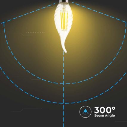 LED Pirn FILAMENT E14/4W/230V 4000K