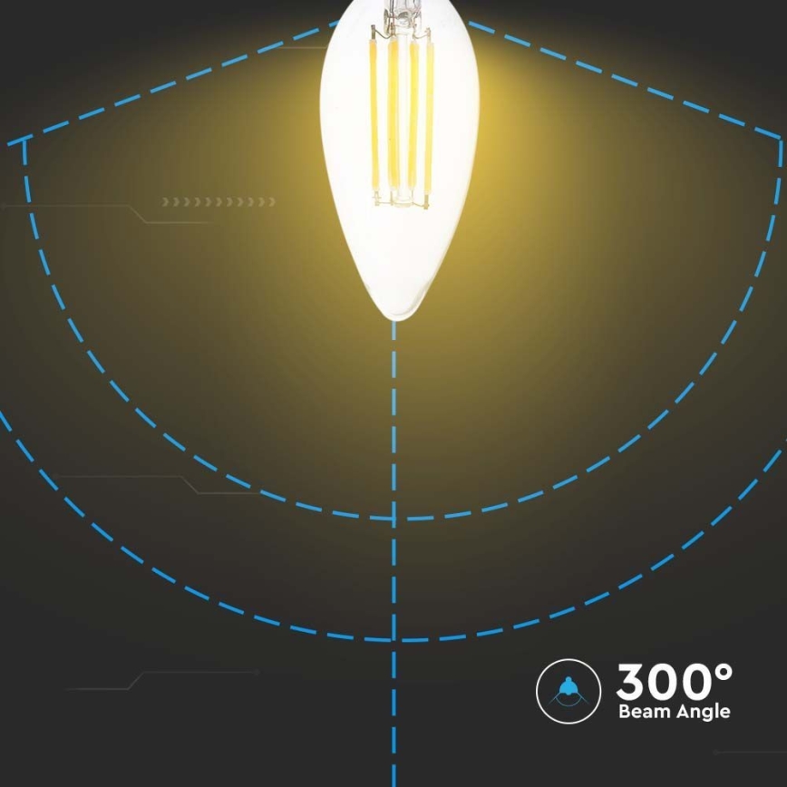LED Pirn FILAMENT E14/5,5W/230V 4000K