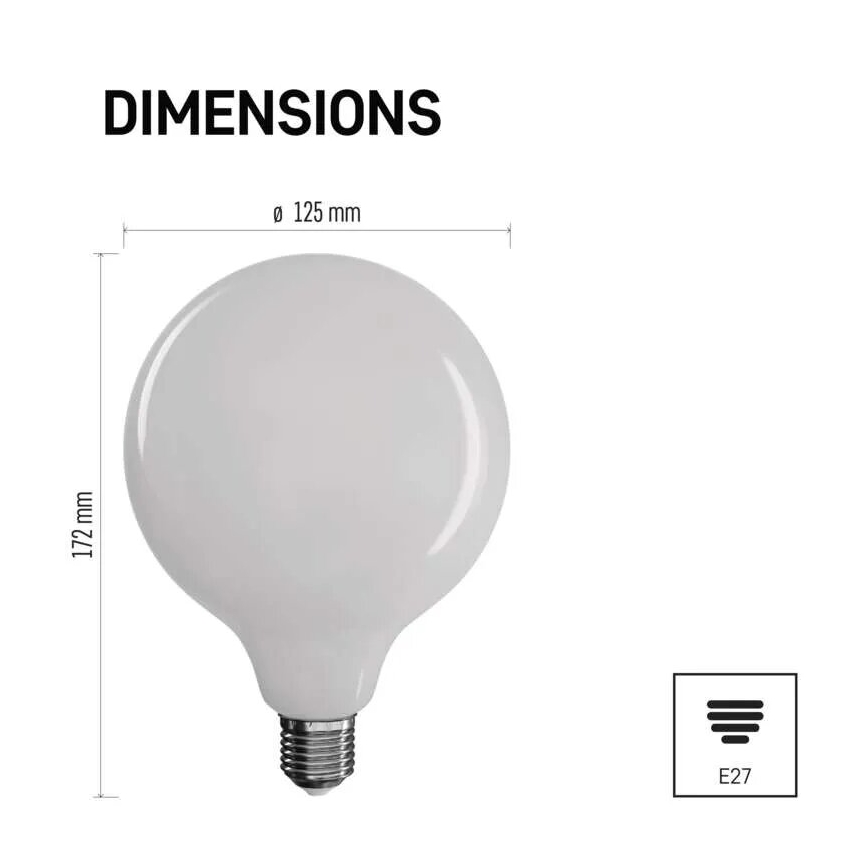 LED Pirn FILAMENT E27/18W/230V 2700K