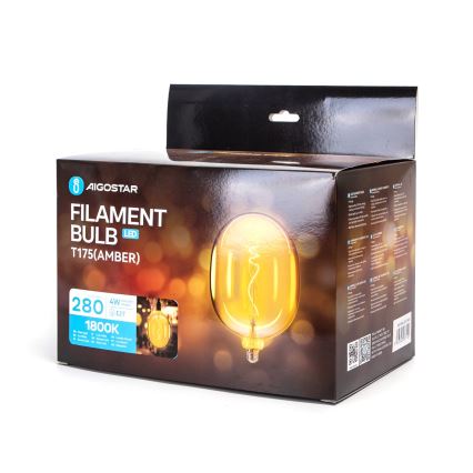 LED Pirn FILAMENT E27/4W/230V 1800K - Aigostar