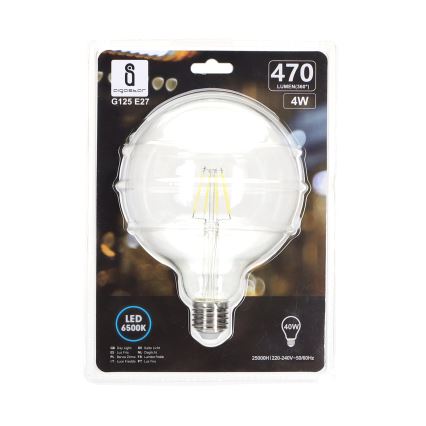 LED Pirn FILAMENT G125 E27/4W/230V 6500K - Aigostar