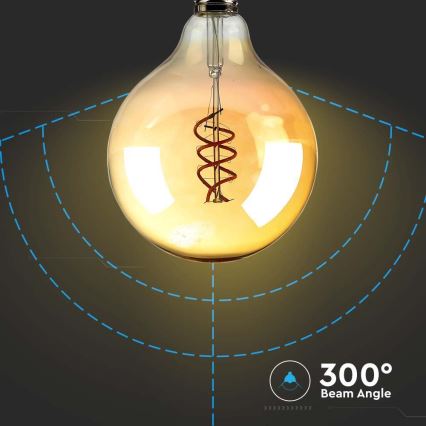 LED Pirn FILAMENT G125 E27/6W/230V 1800K