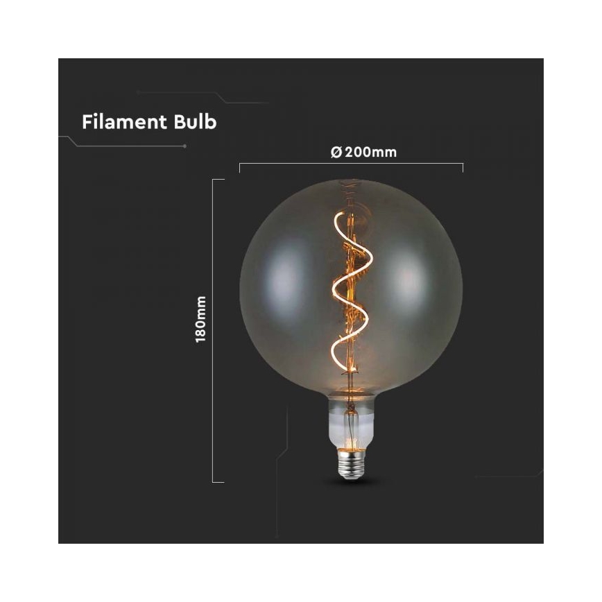 LED Pirn FILAMENT G200 E27/4W/230V 2700K