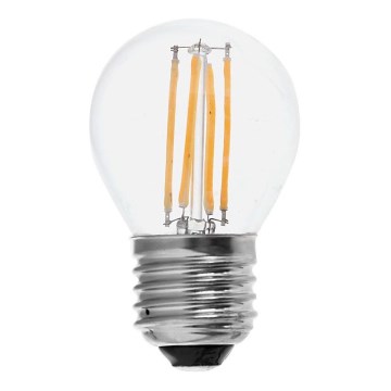 LED Pirn FILAMENT G45 E27/6W/230V 6500K
