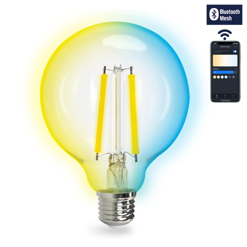 LED Hämardatav pirn FILAMENT MESH Nutikas G95 E27/6W/230V 2700-6500K - Aigostar