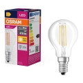 LED Pirn FILAMENT P40 E14/4W/230V 2700K - Osram