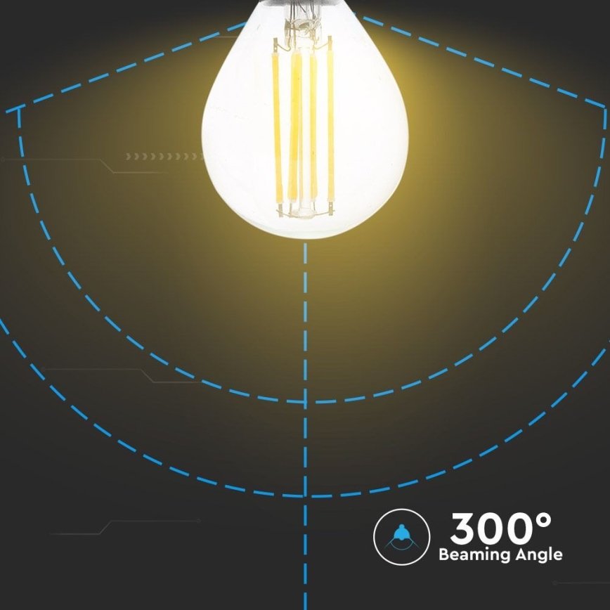 LED Pirn FILAMENT P45 E14/4W/230V 4000K