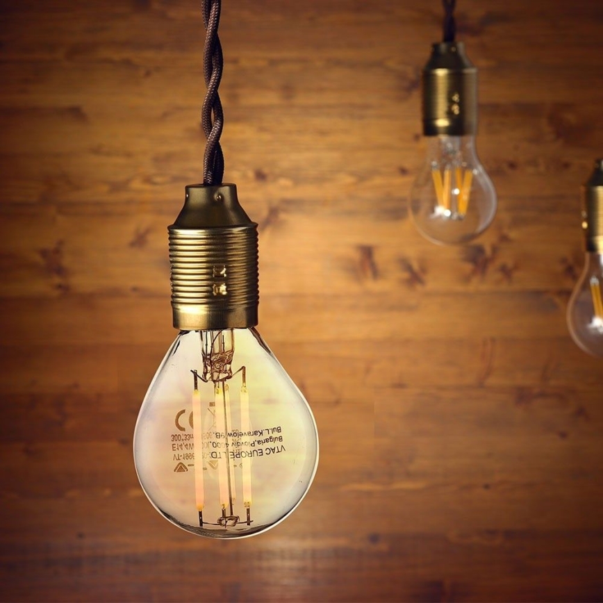 LED Pirn FILAMENT P45 E14/6W/230V 2700K